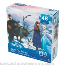 Disney Frozen Super 3D Puzzle 48-Piece Styles Will Vary B00GUSD9UE